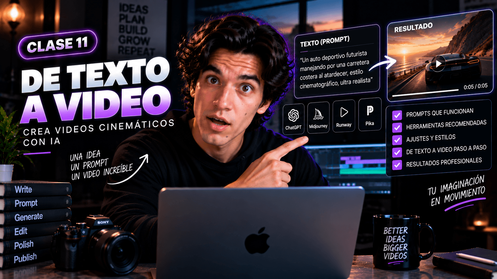 Clase 11: De texto a video